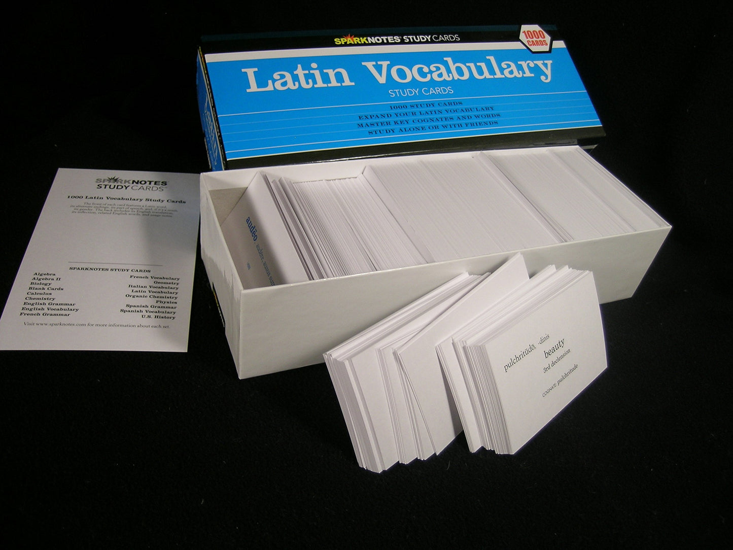 Spark Notes Study Cards Latin Vocabulary (Spark Notes)