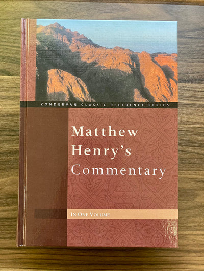 Matthew Henry's Commentary One Volume