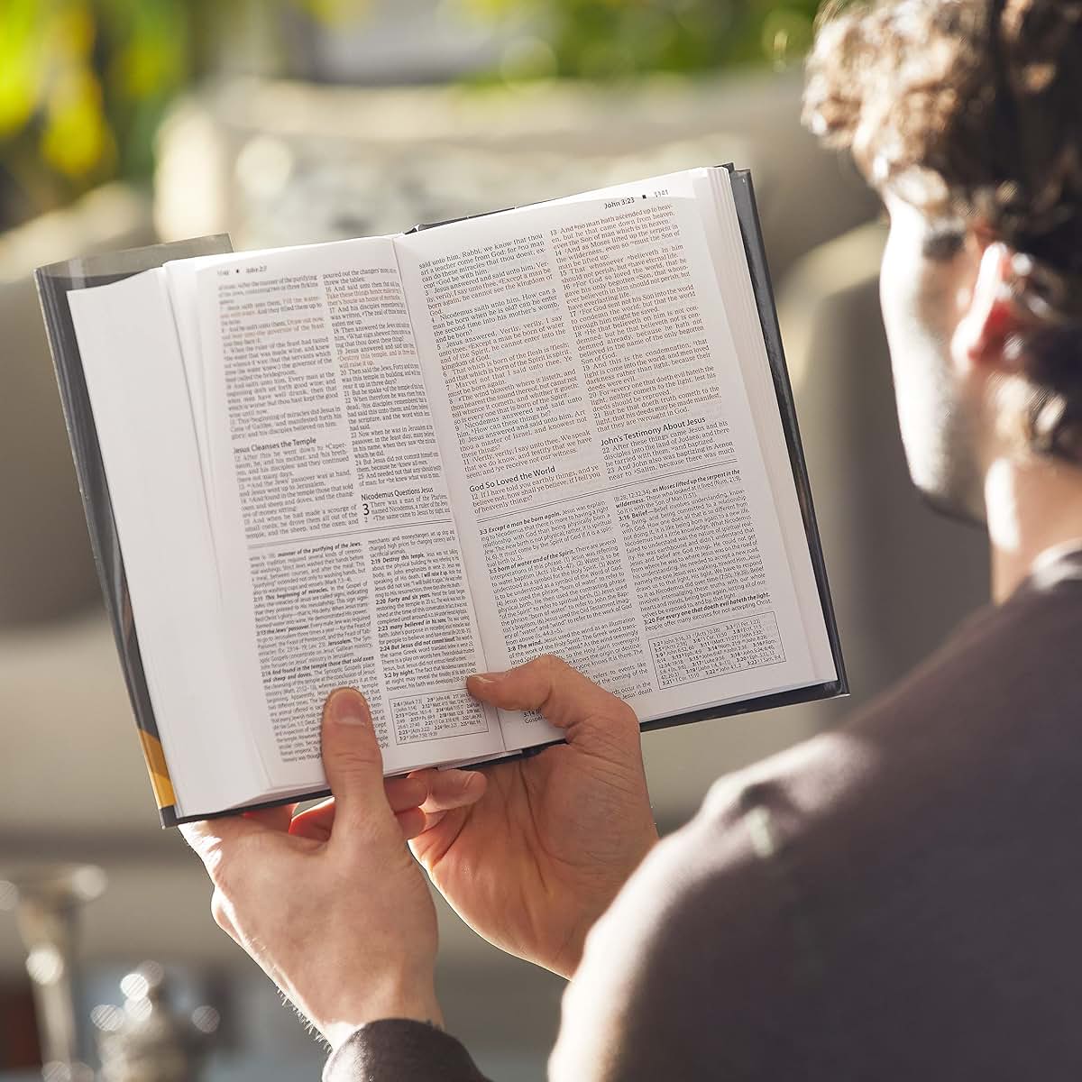 KJV, Foundation Study Bible, Hardcover, Red Letter: Holy Bib