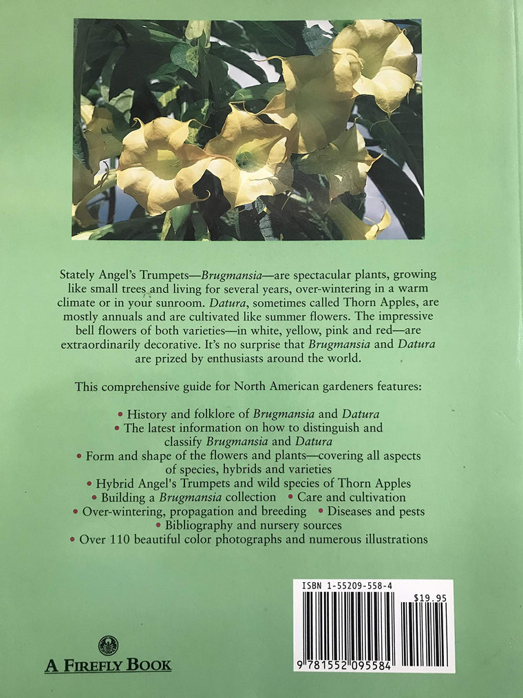 Brugmansia and Datura: Angel's Trumpets and Thorn Apples — back cover