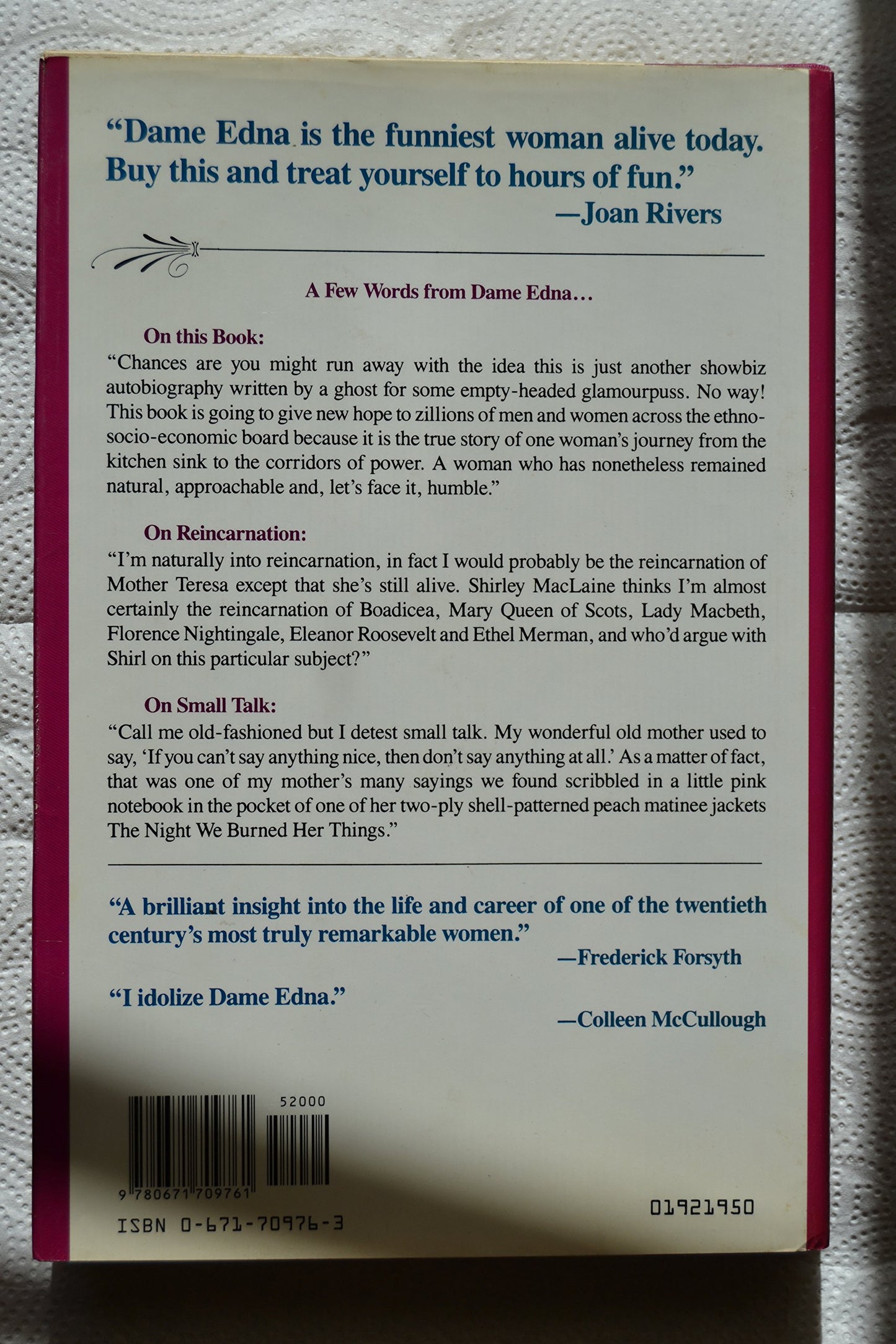 Dame Edna Everage : My Gorgeous Life by Barry Humprhies
