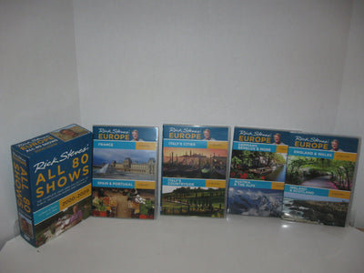 Rick Steves' Europe All 80 Shows DVD Boxed Set 2000-2009