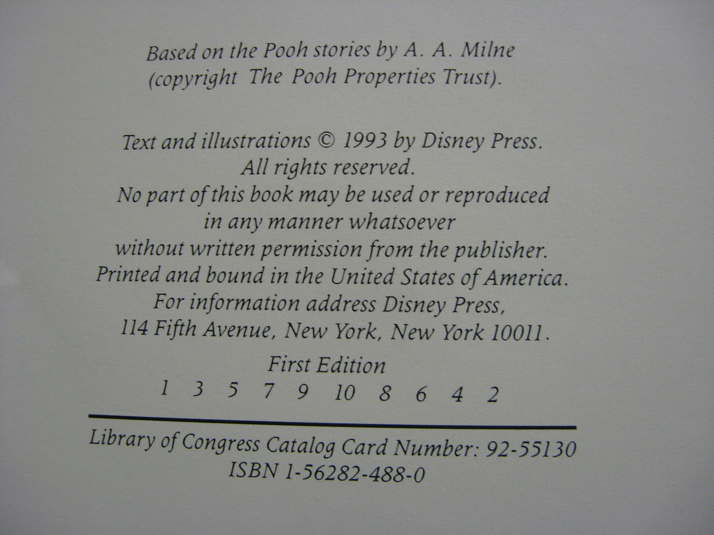 Walt Disney's Winnie the Pooh and the Blustery Day