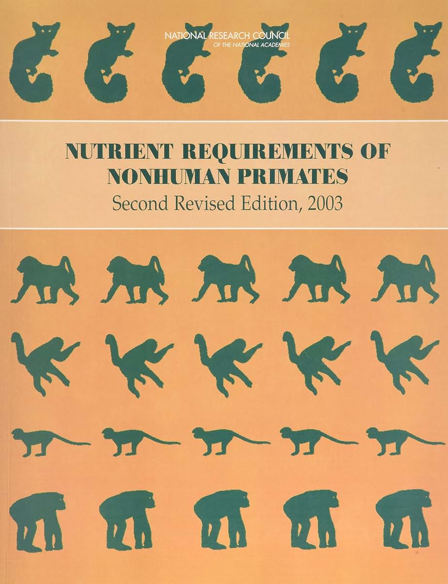 Nutrient Requirements of Nonhuman Primates revised ed.