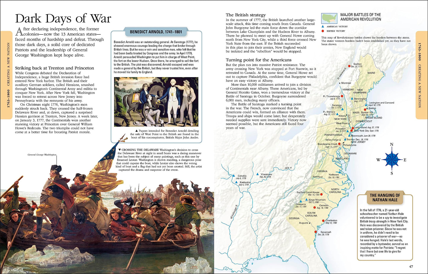 American History: A Visual Encyclopedia (DK Children's Visua
