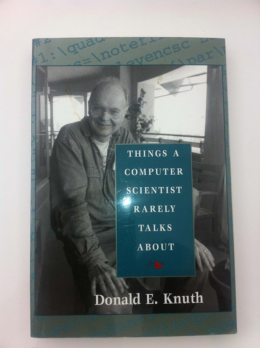 Things a Computer Scientist Rarely Talks About (Volume 136) (Lecture Notes)