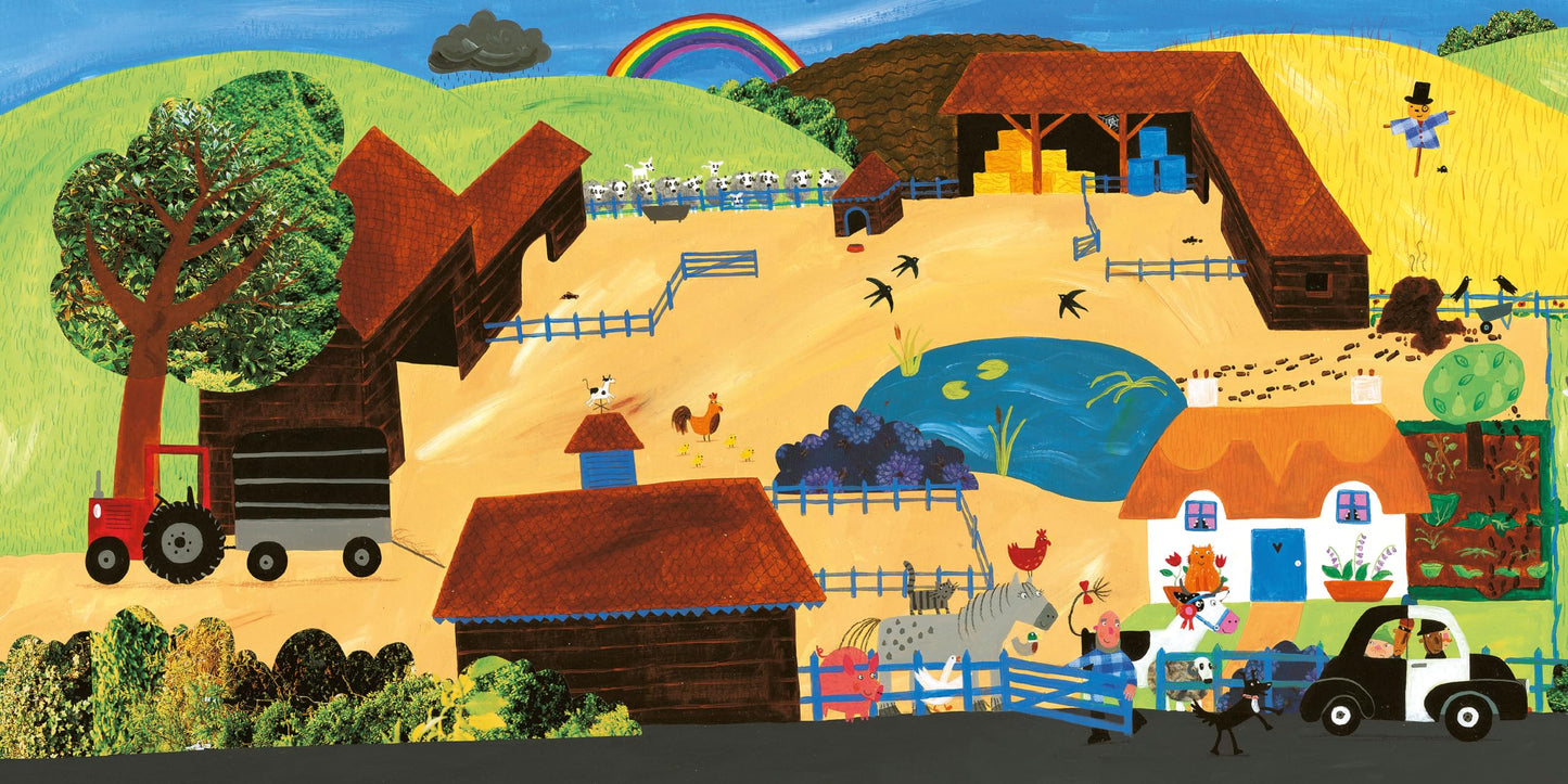 Macmillan Childrens Books What the Ladybird Heard 15th Anniversary Edition with a shiny blue foil cover and bonus material from the creators!.