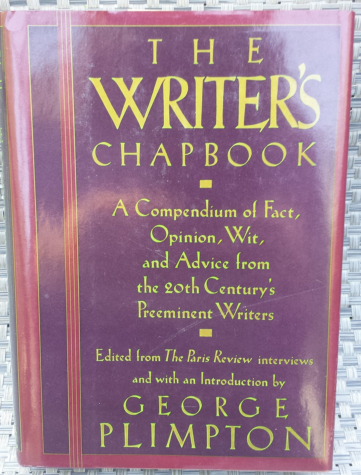 Writer's Chapbook by Plimpton, George
