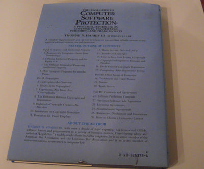 The Legal Guide to Computer Software Protection: A Practical