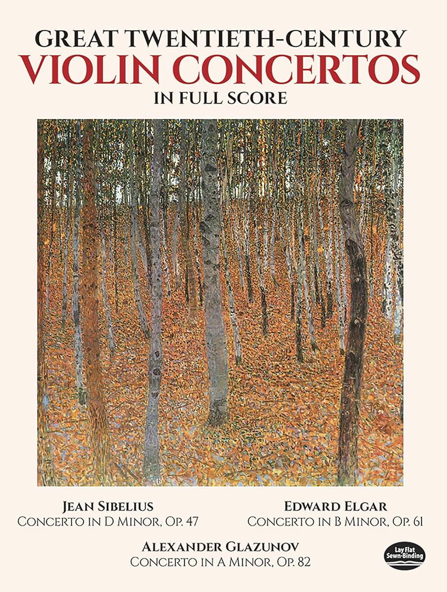 Great Twentieth-Century Violin Concertos in Full Score (Dove