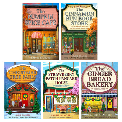 Dream Harbor Series 5 Book Collection Set - The Pumpkin Spice Café, The Cinnamon Bun Bookstore, The Christmas Tree Farm, The Strawberry Patch Pancake House and The Gingerbread Bakery