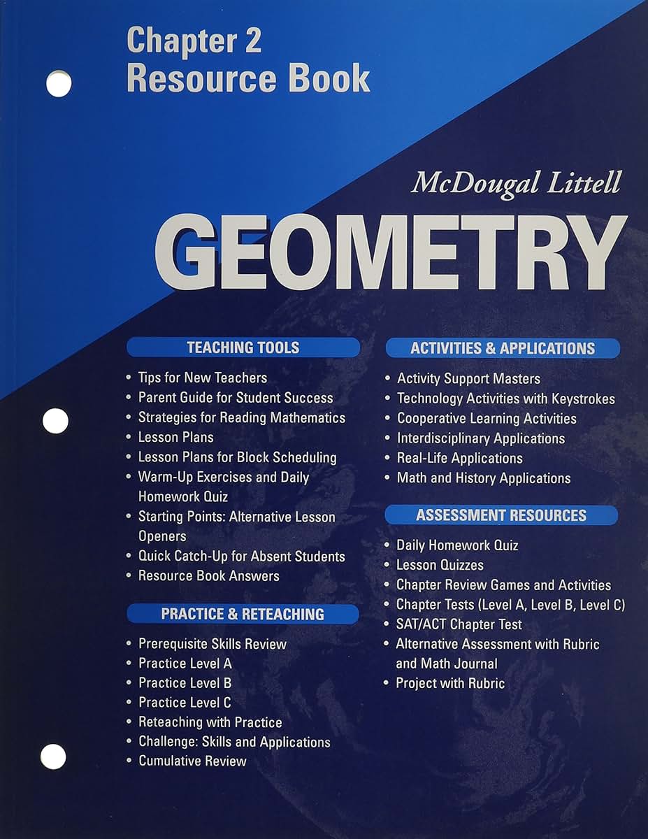 McDougal Littell - Geometry - Chapter 2 Resource Book