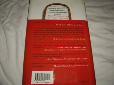 Why We Buy: The Science Of Shopping by Underhill, Paco