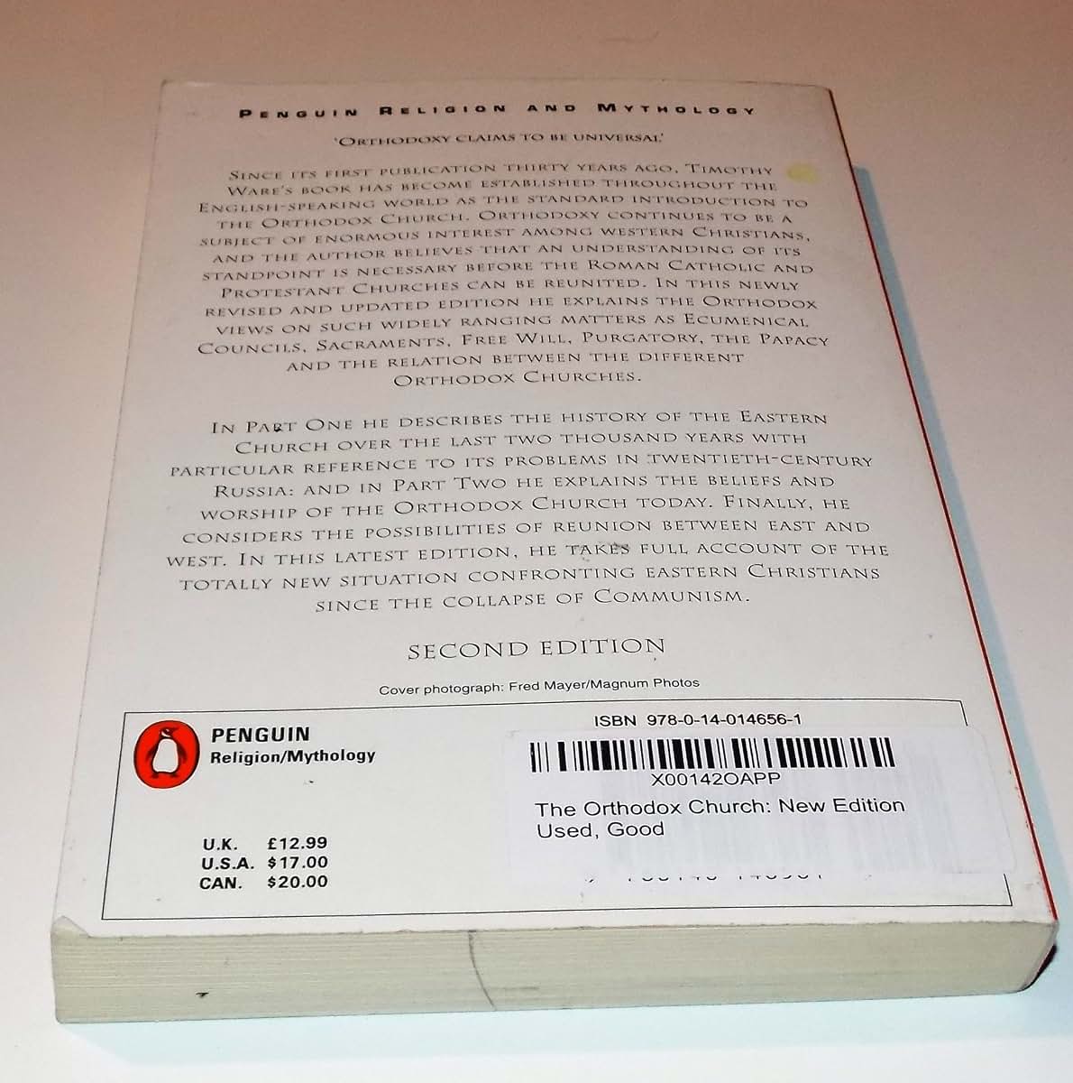 The Orthodox Church: New Edition by Timothy Ware
