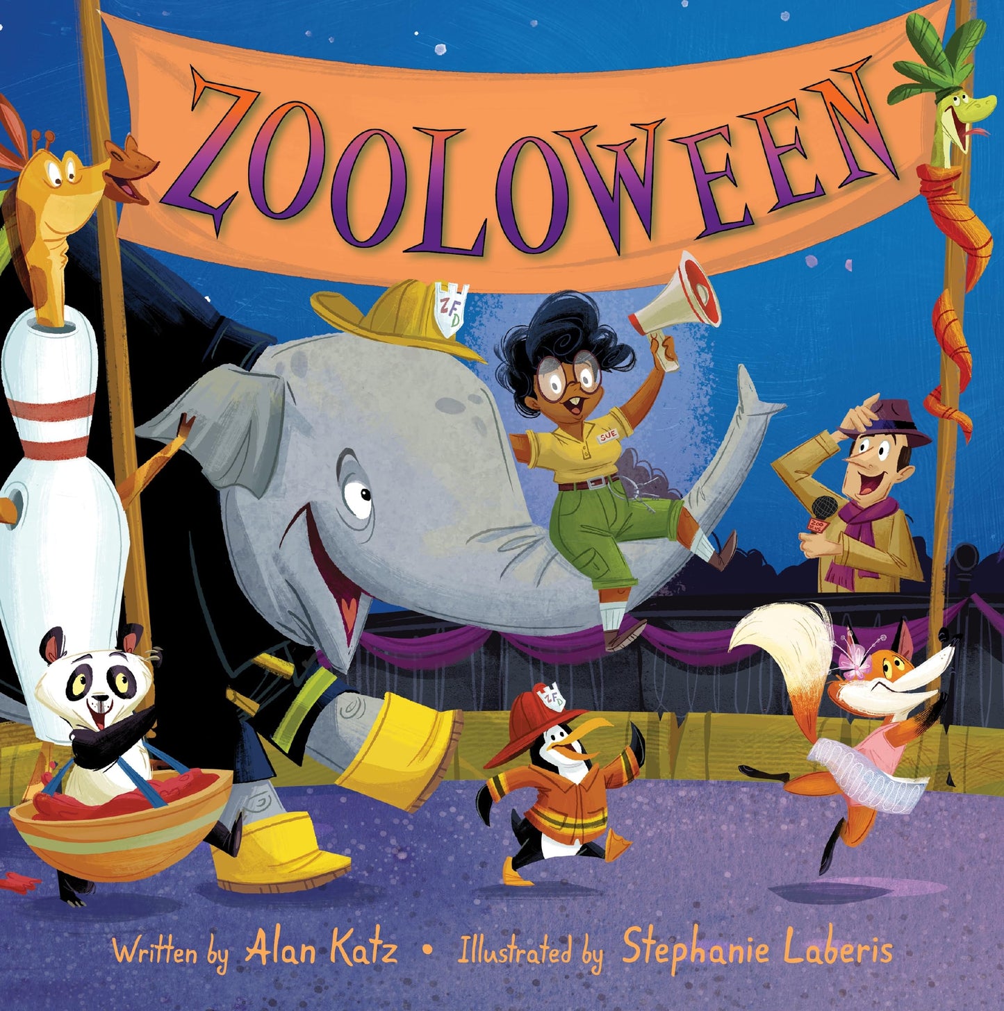 Zooloween: A Festive Picture Book for Kids (Ages 4-8) about Zoo Animals in Halloween Costumes