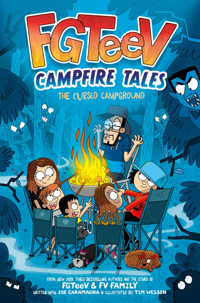 FGTeeV Campfire Tales #1: The Cursed Campground: An Illustrated Middle Grade Mystery About Spooky Monsters and Camping for Kids (Ages 8-12)