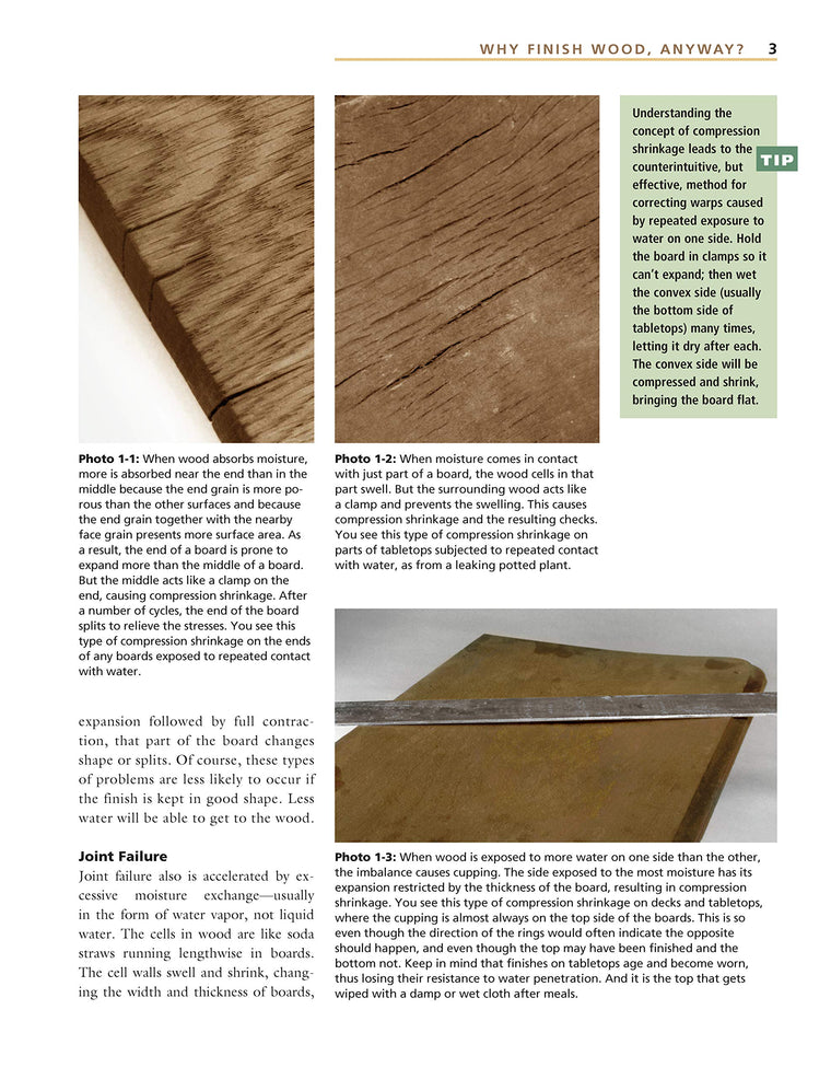 Understanding Wood Finishing: How to Select and Apply the Right Finish (Fox Chapel Publishing) Practical & Comprehensive with Over 300 Color Photos and 40 Reference Tables & Troubleshooting Guides — back cover