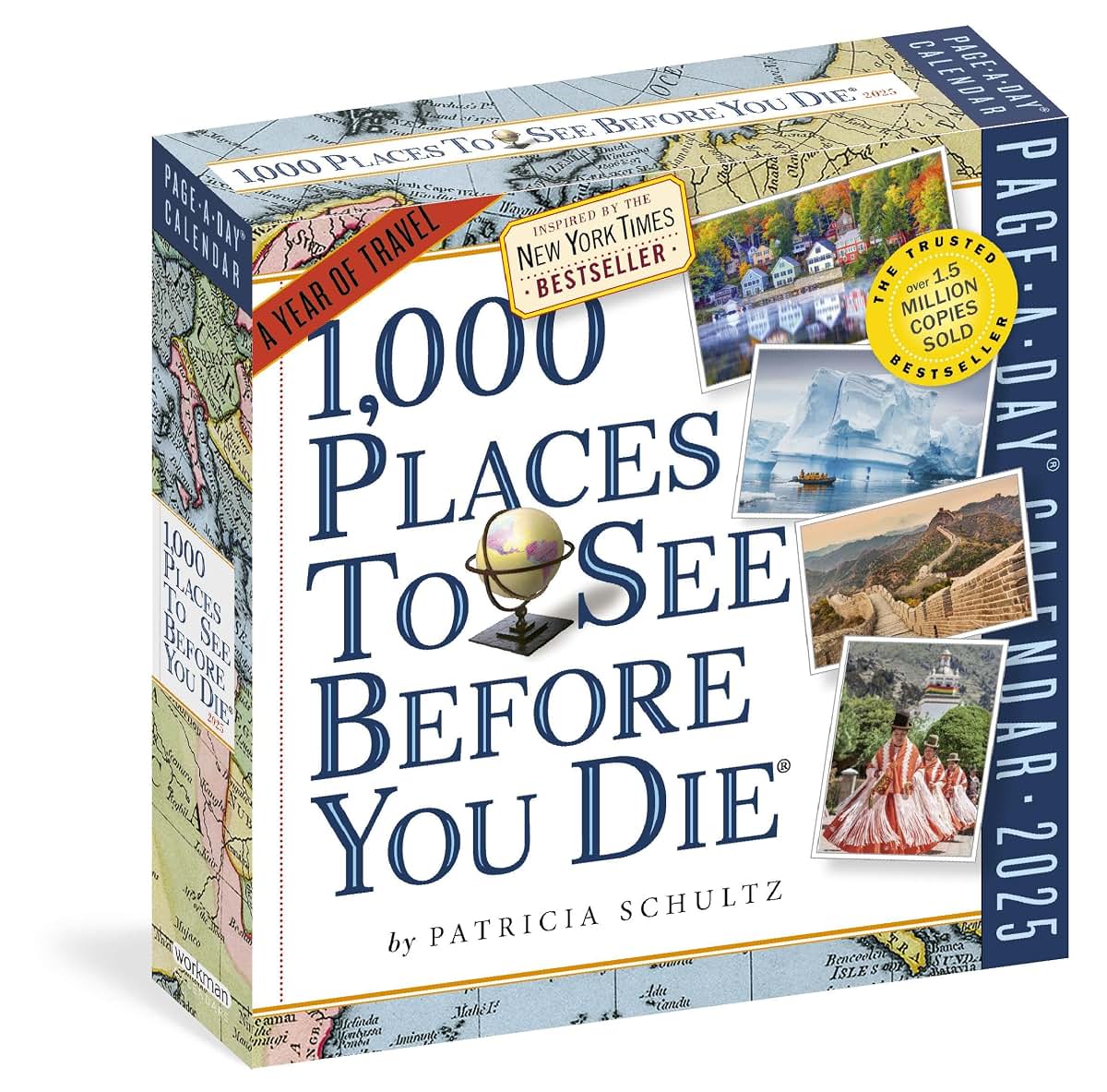 1,000 Places to See Before You Die Page-A-Day? Calendar 2025: A Year of Travel