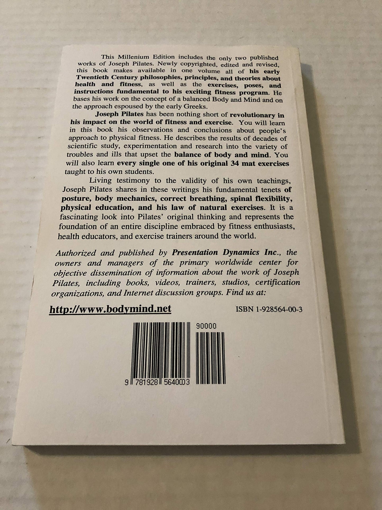 A Pilates Primer : The Millennium Edition by Pilates, Joseph