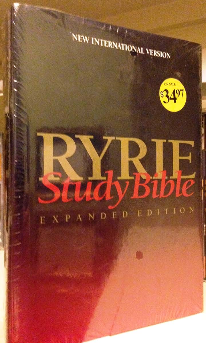 Ryrie Study Bible NIV Hardback Red Letter