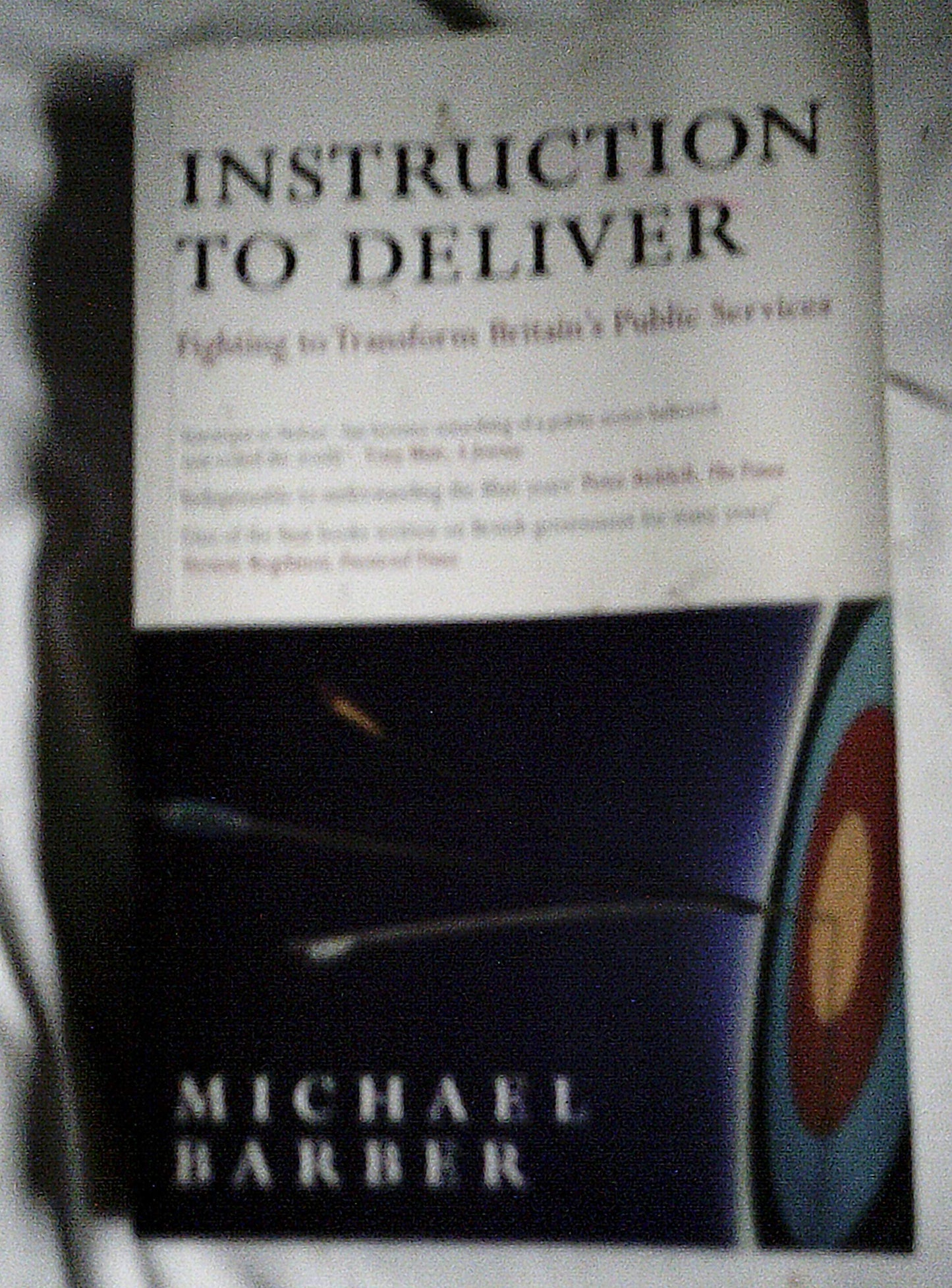 Instruction to Deliver by Michael Barber