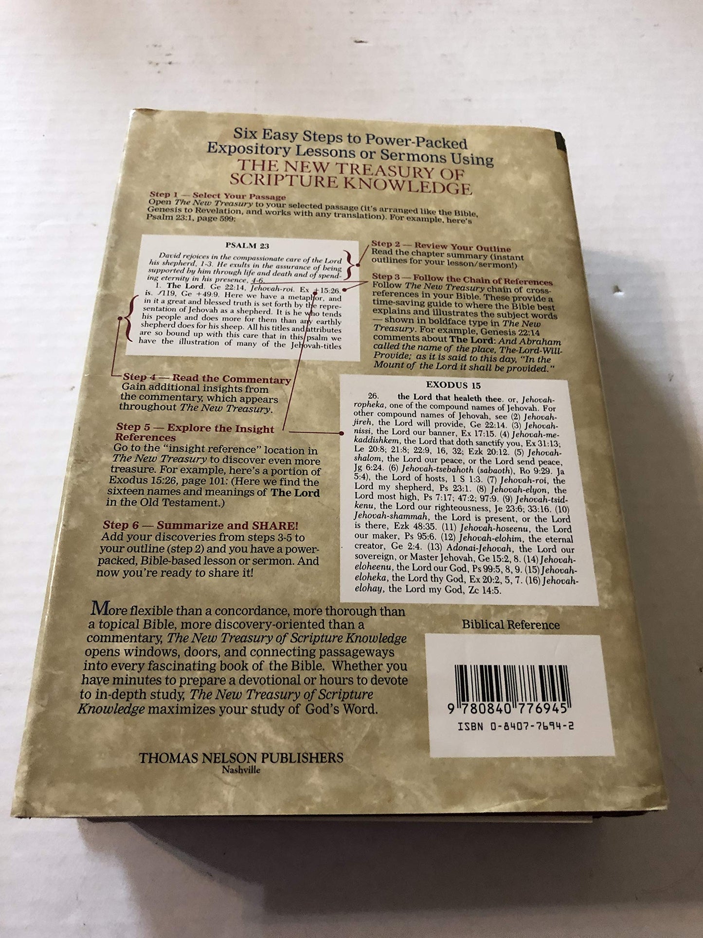The New Treasury of Scripture Knowledge