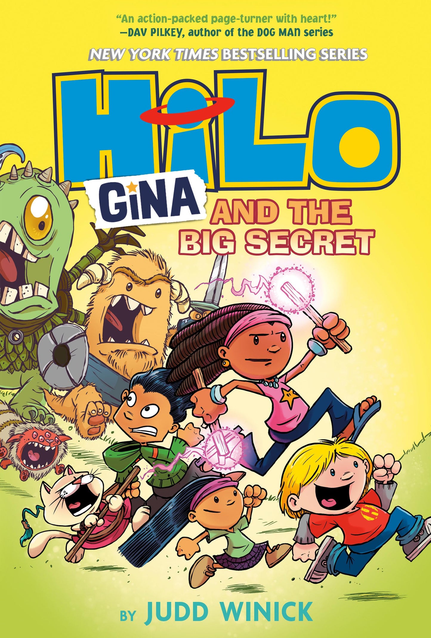Hilo Book 8: Gina and the Big Secret: (A Graphic Novel) by W