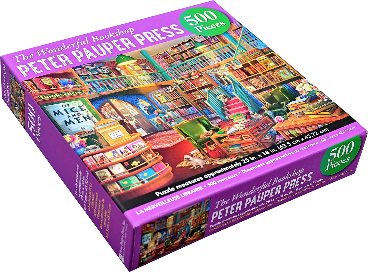 The Wonderful Bookshop 500-Piece Jigsaw Puzzle