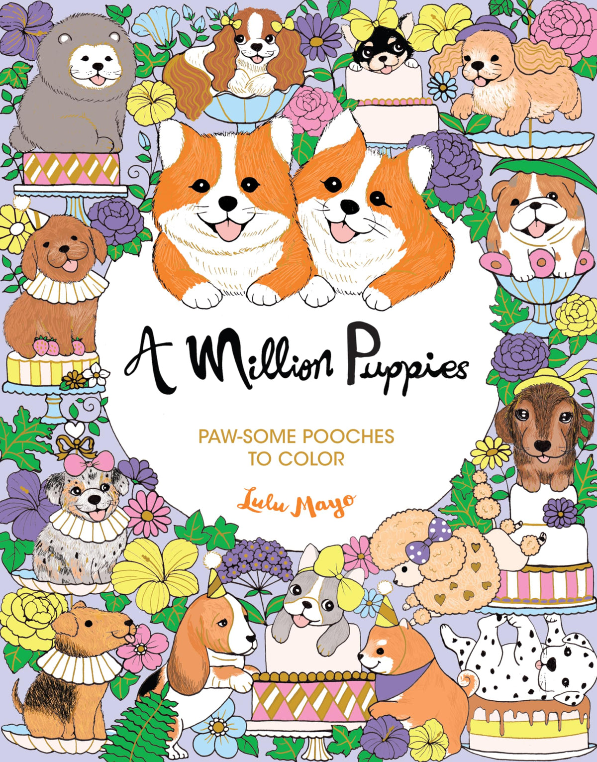 A Million Puppies: Paw-some Pooches to Color (A Million Creatures to Color)
