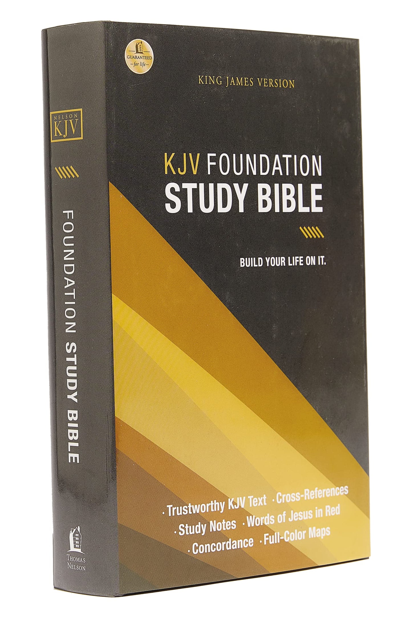 KJV, Foundation Study Bible, Hardcover, Red Letter: Holy Bib