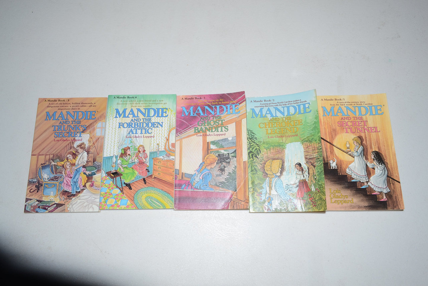 Mandie and the Secret Tunnel/Mandie and the Cherokee Legend/Mandie and the Ghost Bandits/Mandie and the Forbidden Attic/Mandie and the Trunk's Secret (Mandie 1-5)