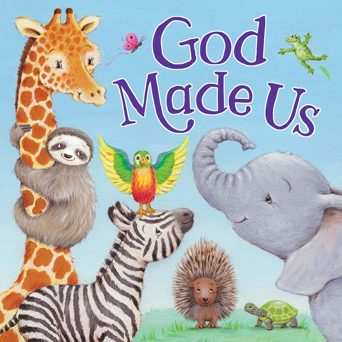 God Made Us - Christian Board Book for Kids Faith-Based Story Celebrating Gods Love, Individuality & Creation Touching Bedtime Story Picture Book for Toddlers Baby & Baptism Gift