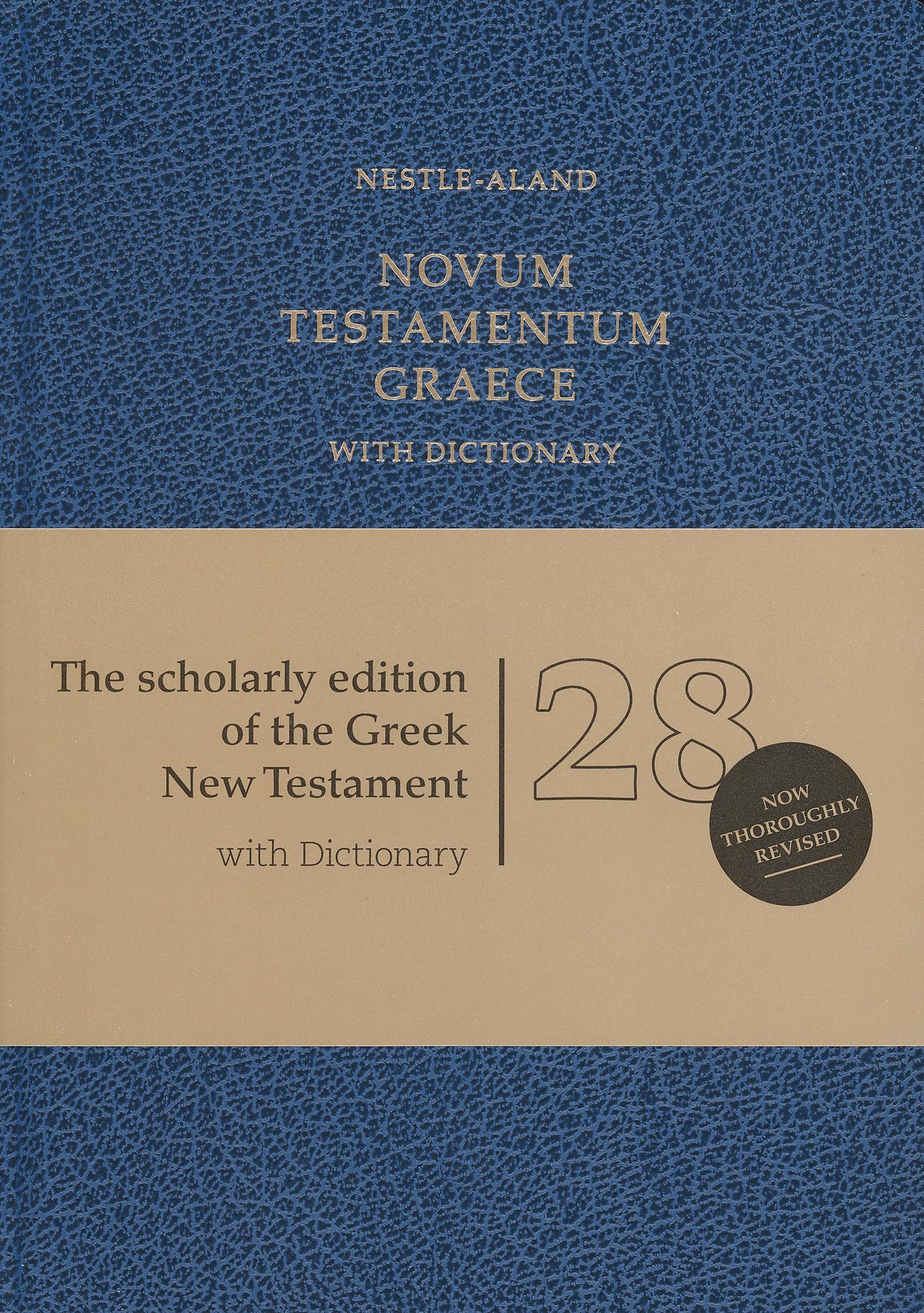Novum Testamentum Graece (NA28), with Dictionary (Imitation Leather, Blue): Nestle-Aland 28th Edition