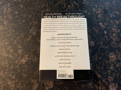 Breakthrough: Eight Steps to Wellness by Somers, Suzanne