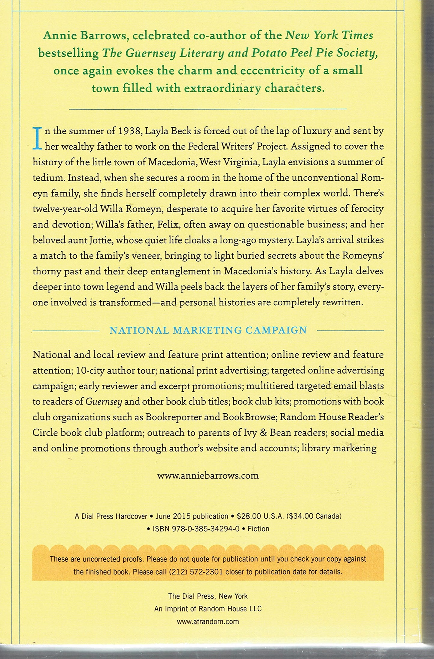 The Truth According to Us: A Novel