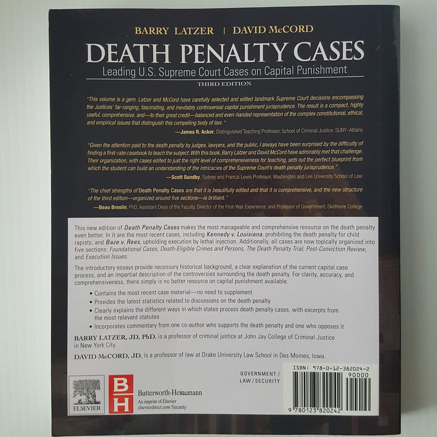 Death Penalty Cases: Leading U.S. Supreme Court Cases on Cap
