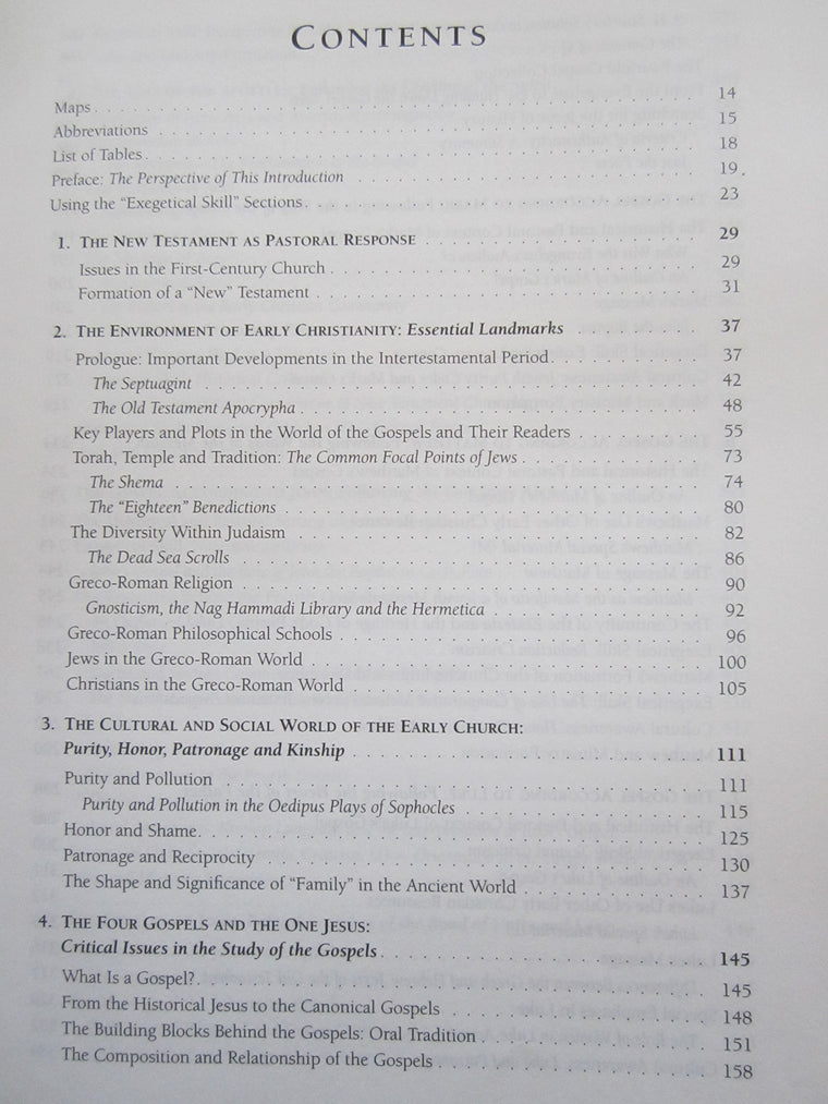 An Introduction to the New Testament: Contexts, Methods & Ministry Formation — back cover