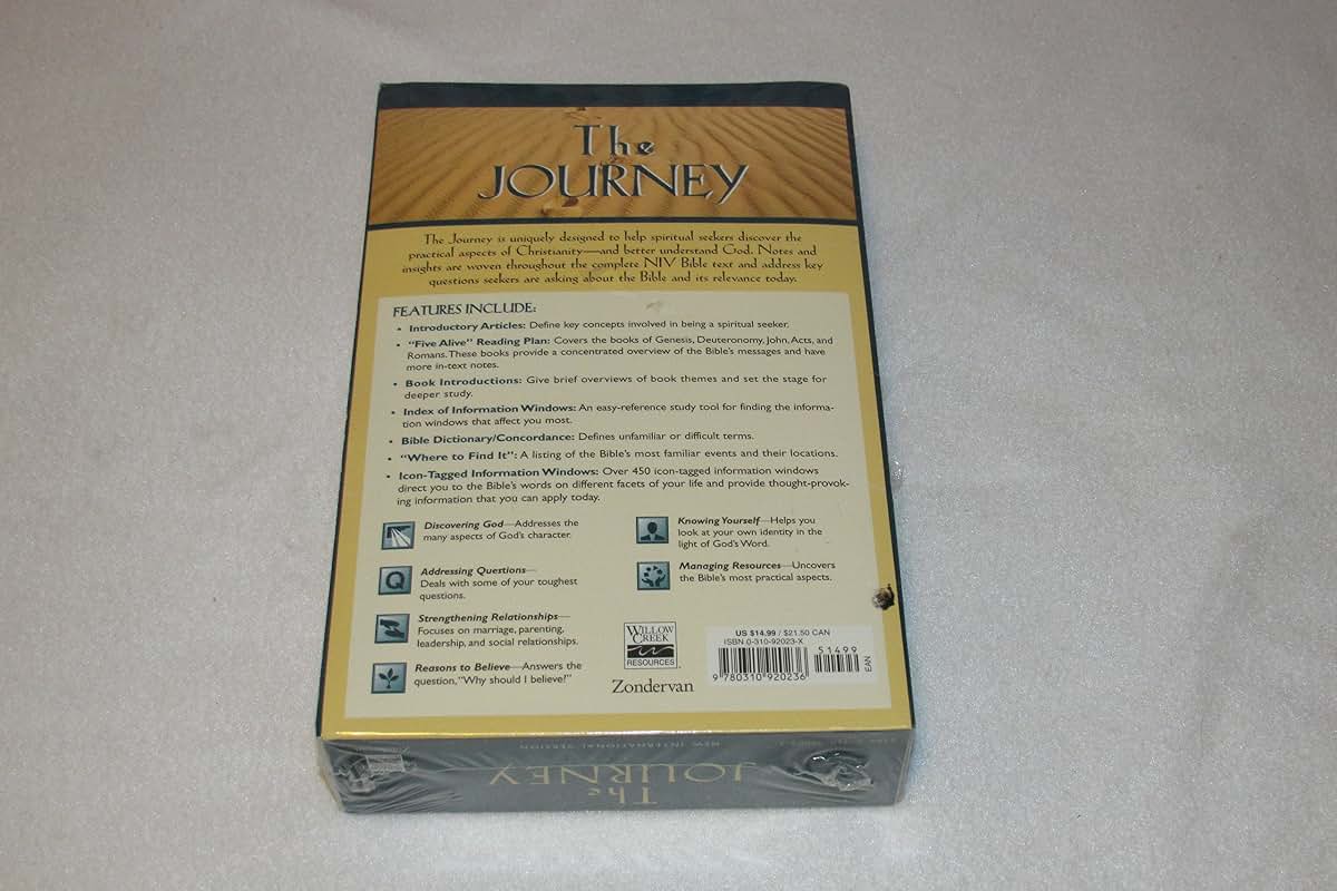 The Journey: Study Bible for Spiritual Seekers (NIV)