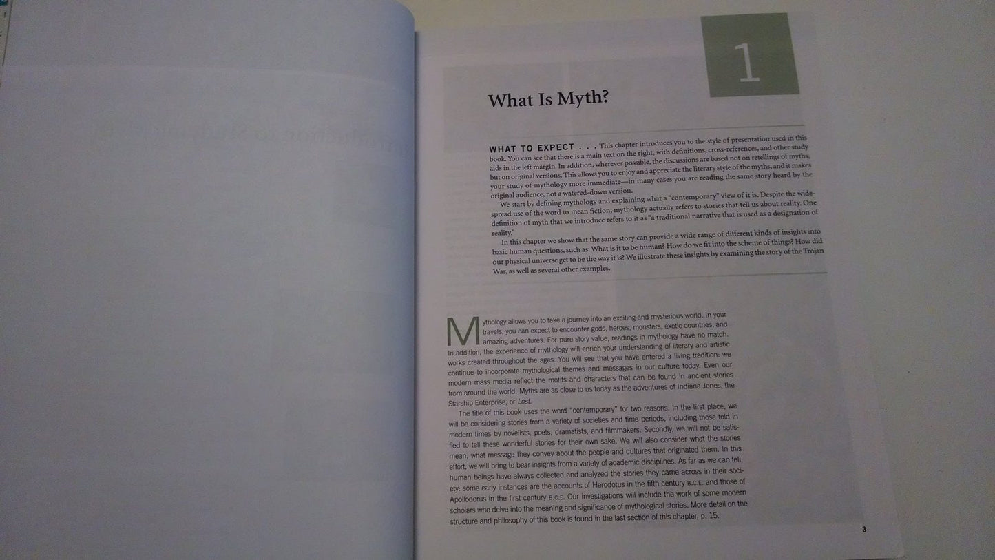 Introduction to Mythology: Contemporary Approaches to Classi