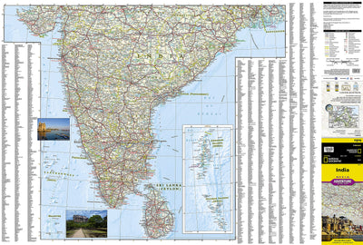 India Map (National Geographic Adventure Map, 3011)