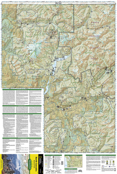North Cascades National Park Map (National Geographic Trails Illustrated Map, 223)