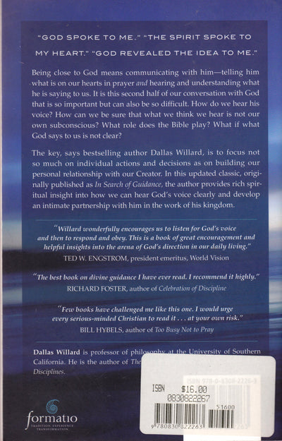 Hearing God: Developing a Conversational Relationship with God