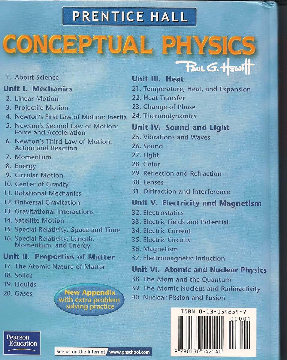 Conceptual Physics: The High School Physics Program by Hewit