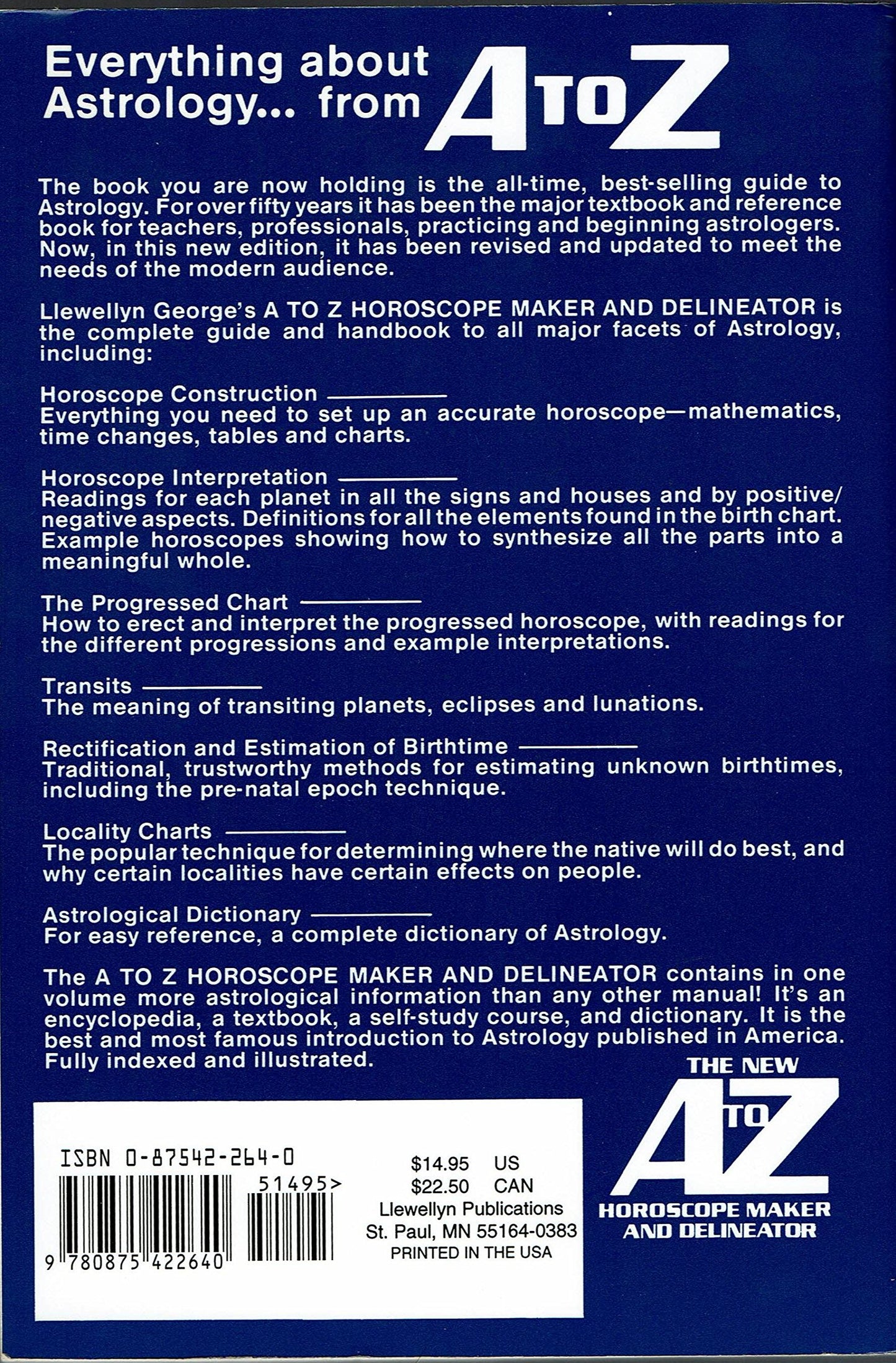 The New A to Z Horoscope Maker and Delineator (Revised and Expanded)