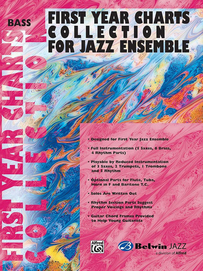 First Year Charts Collection for Jazz Ensemble: Bass