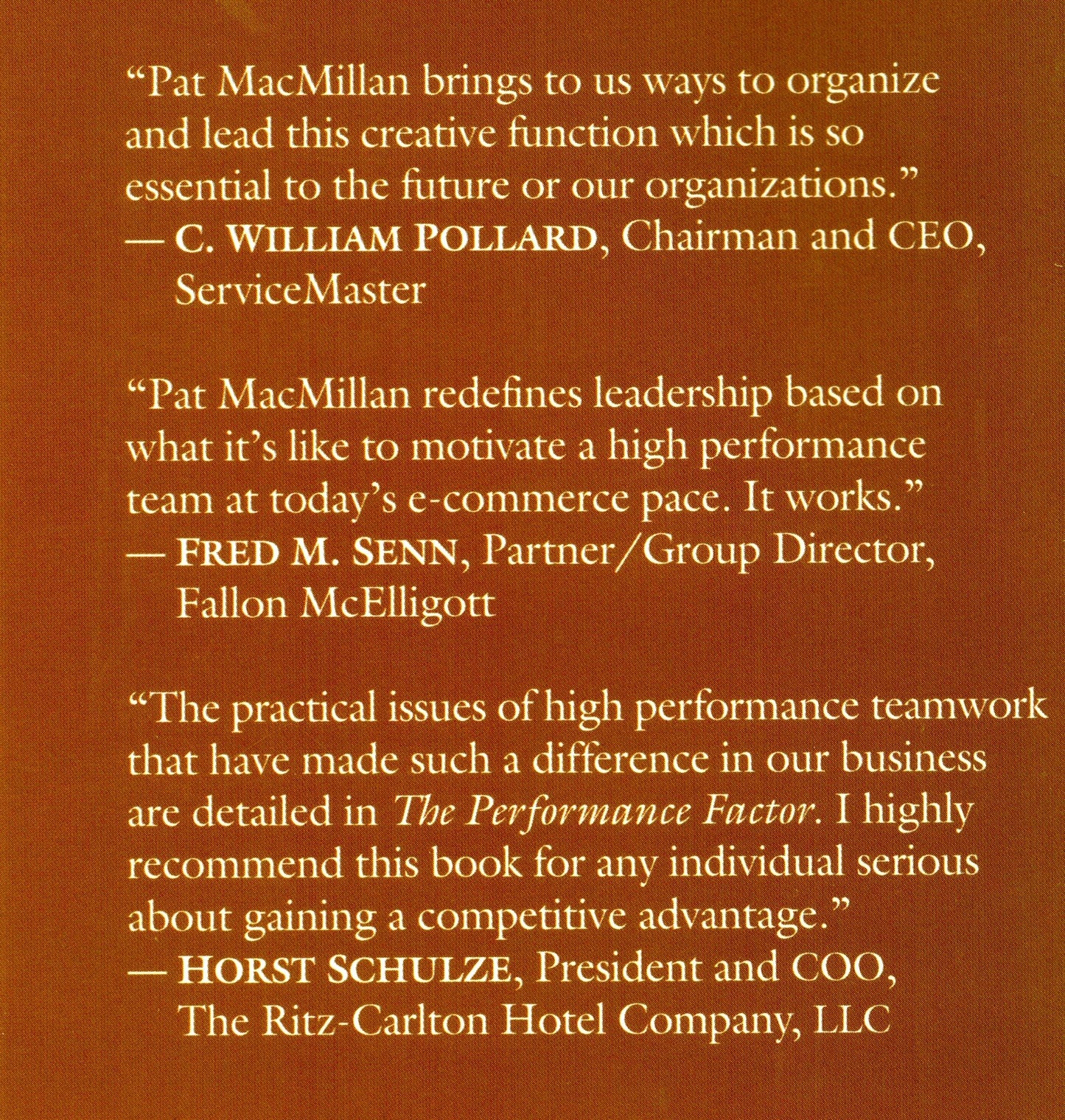 The Performance Factor: Unlocking the Secrets of Teamwork