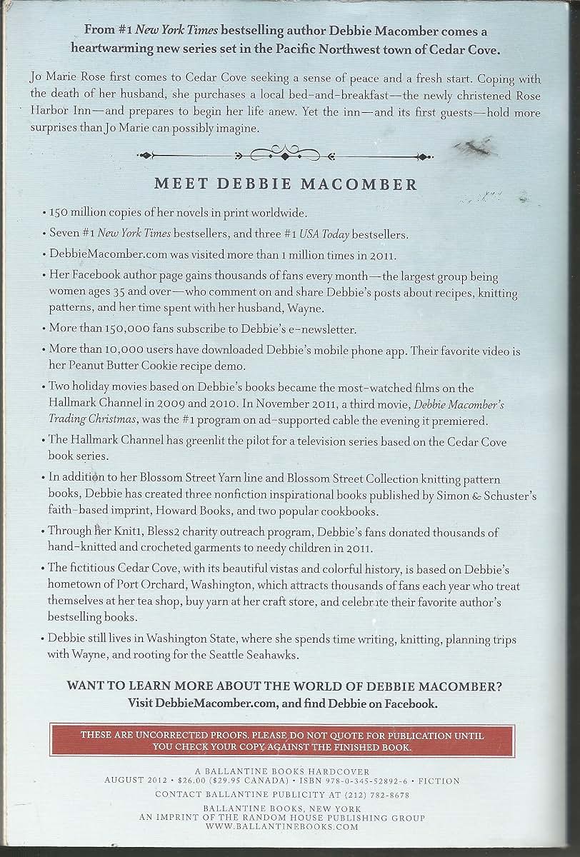 The Inn at Rose Harbor: A Novel by Macomber, Debbie