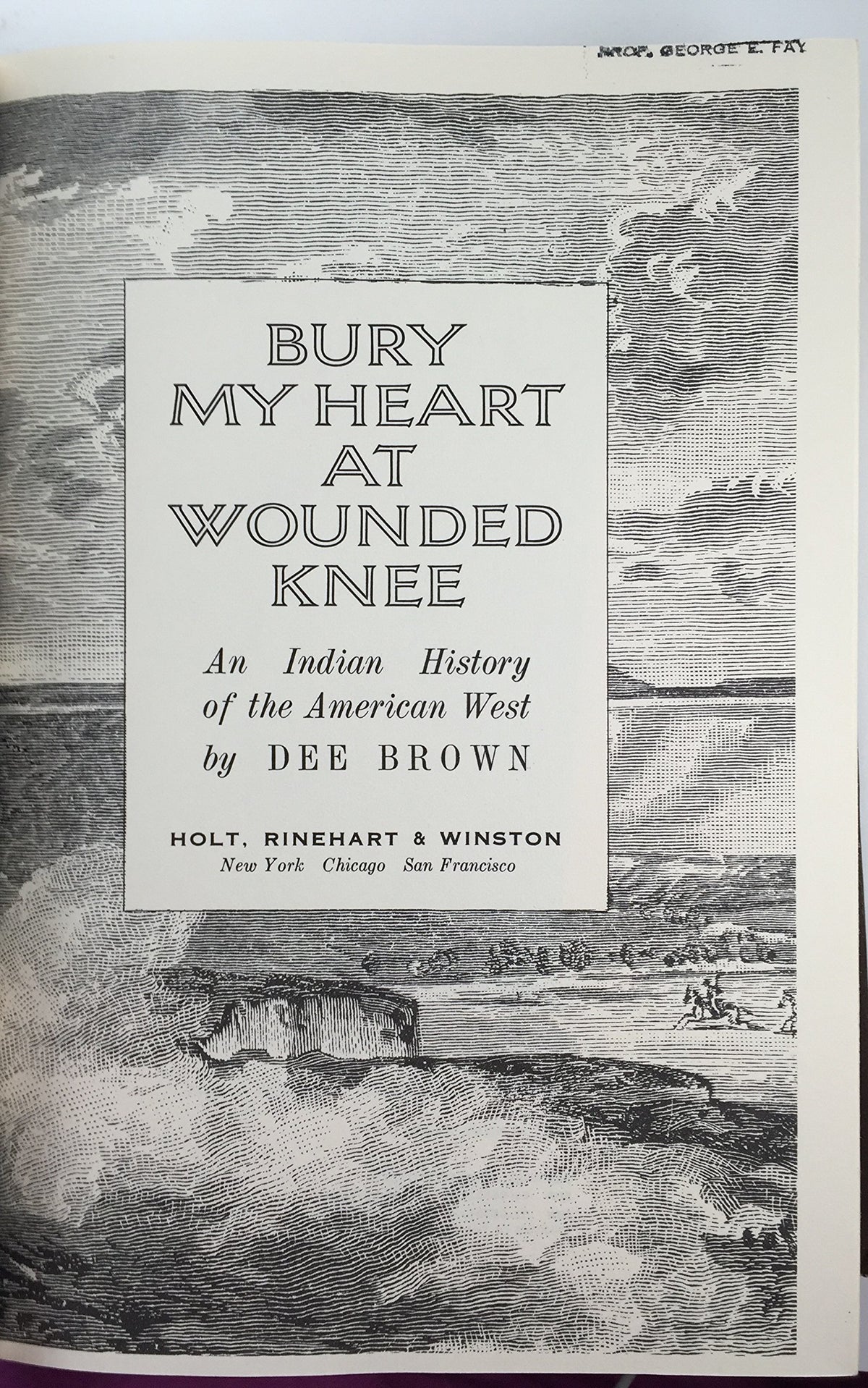 Bury My Heart at Wounded Knee