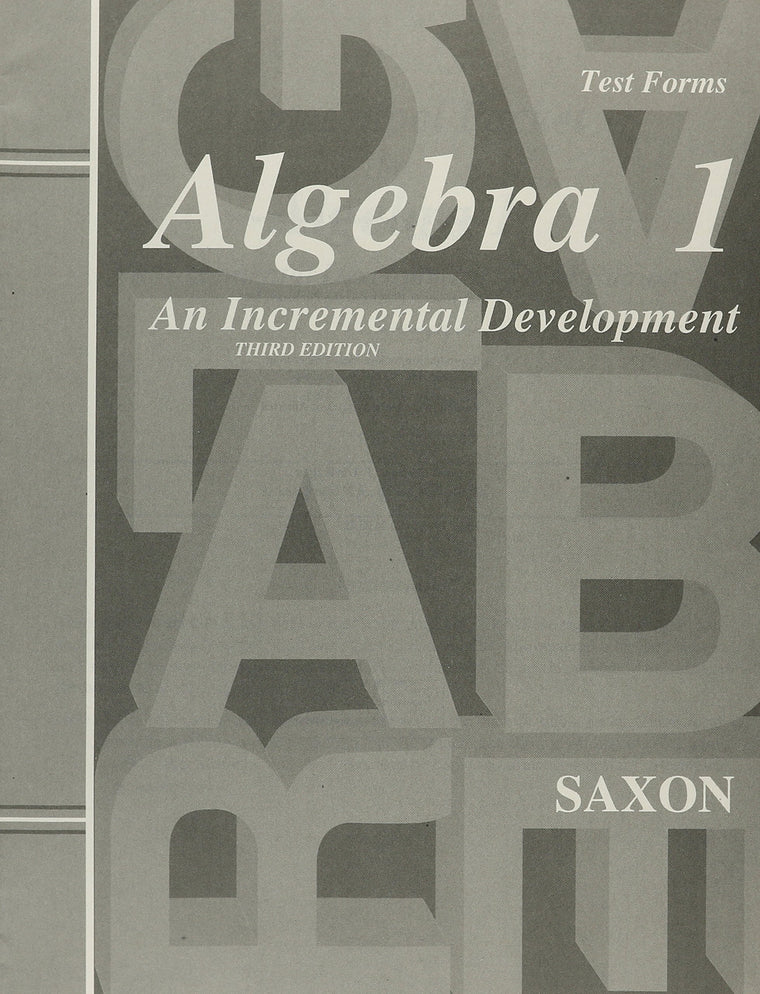 Tests and Answer Key: Third Edition — back cover