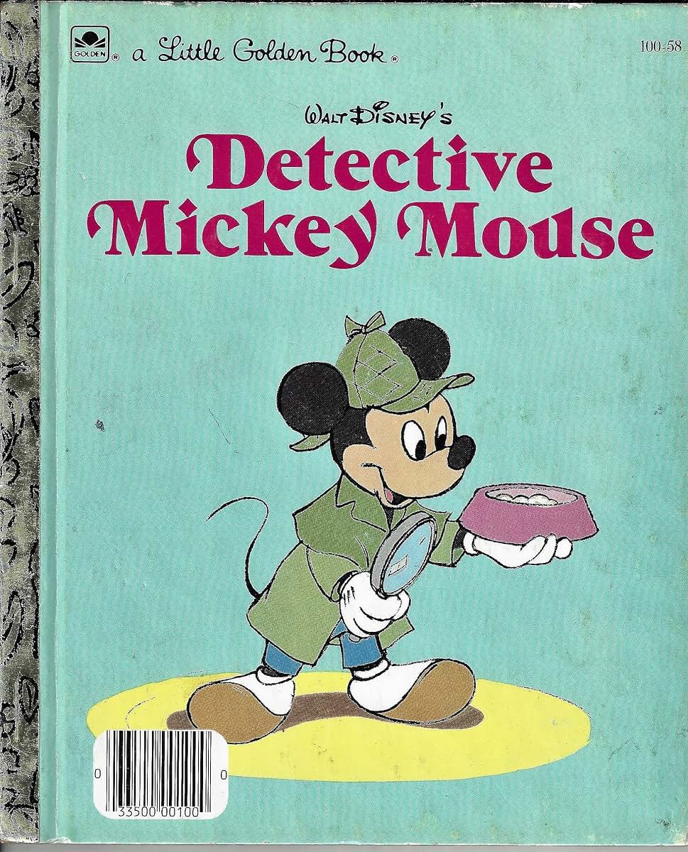 Walt Disney's Detective Mickey Mouse (A Little Golden Book)